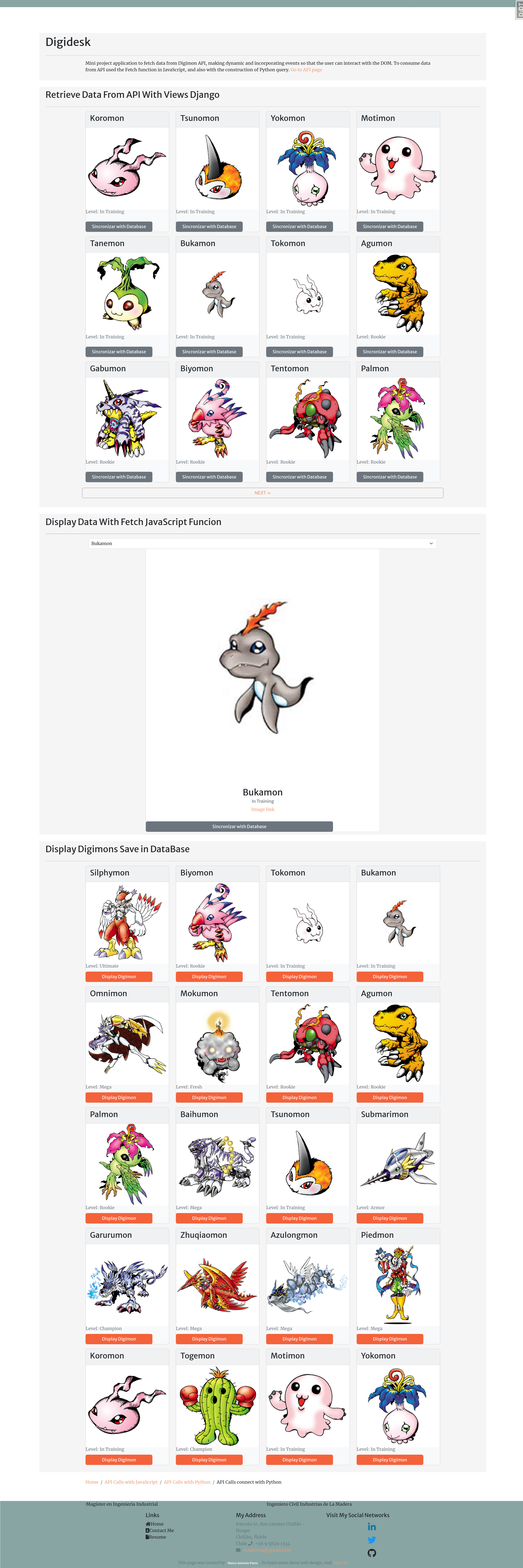 Digimon API